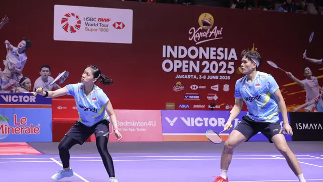 Indonesia Open 2025: Kejutan! Adnan/Indah Lolos, Dejan/Fadia Tersingkir