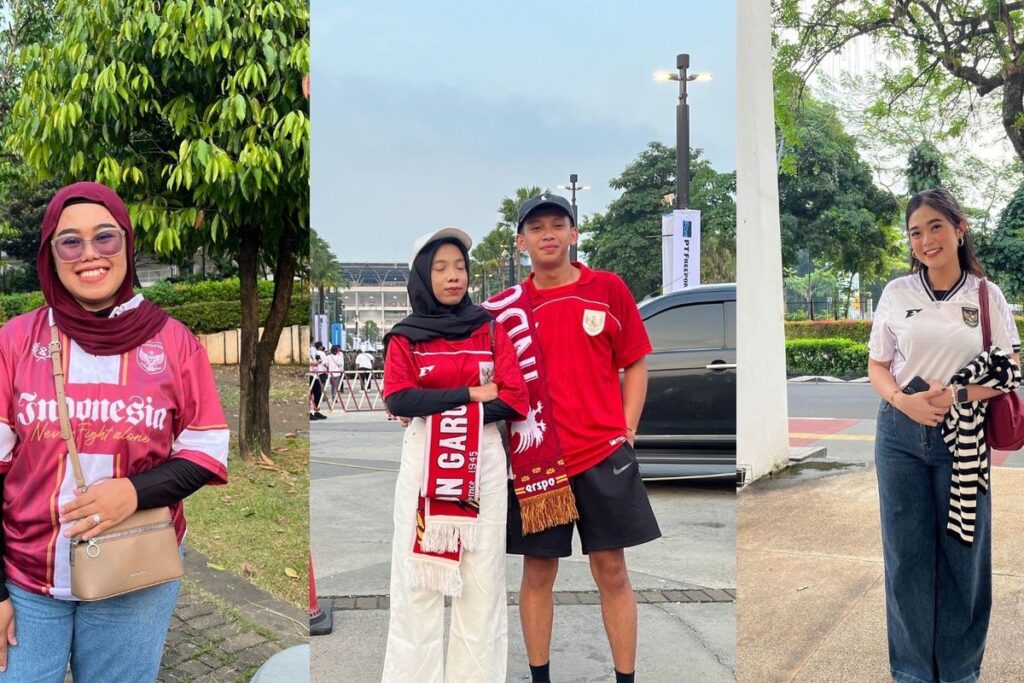 Inspirasi Outfit Jersey: Gaya Penonton Indonesia vs China di GBK