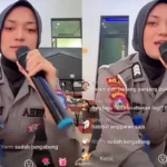 Polwan Cantik Dhea Friesca Viral: Karaoke TikTok Saat Jam Kerja?