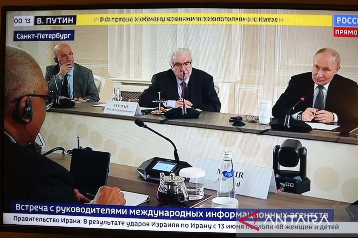 Presiden Putin Temui Dirut ANTARA: Dialog Eksklusif di Rusia