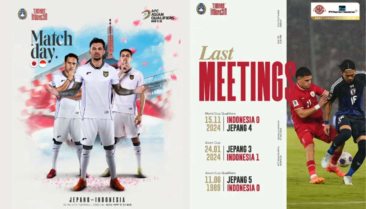 Saksikan Live Streaming Timnas Indonesia vs Jepang: Prediksi Susunan Pemain & Kick Off