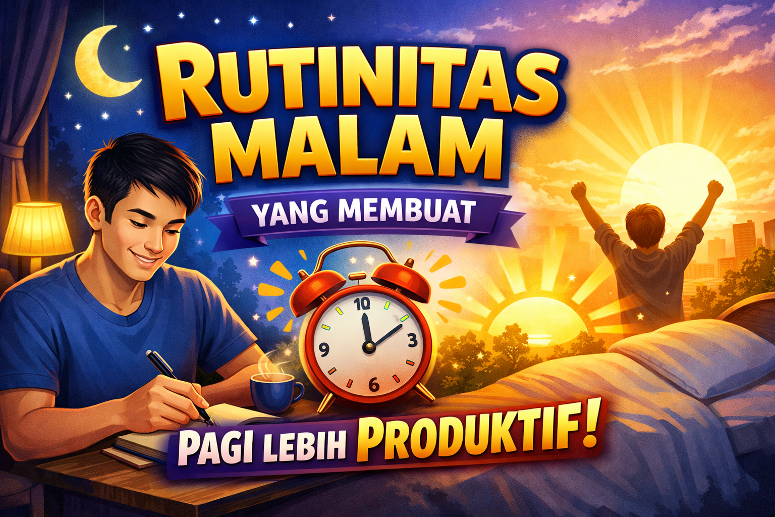 Rutinitas Malam yang Membuat Pagi Lebih Produktif