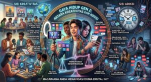 Gaya Hidup Gen Z dalam Cengkraman Konten Digital: Antara Kreativitas dan Adiksi