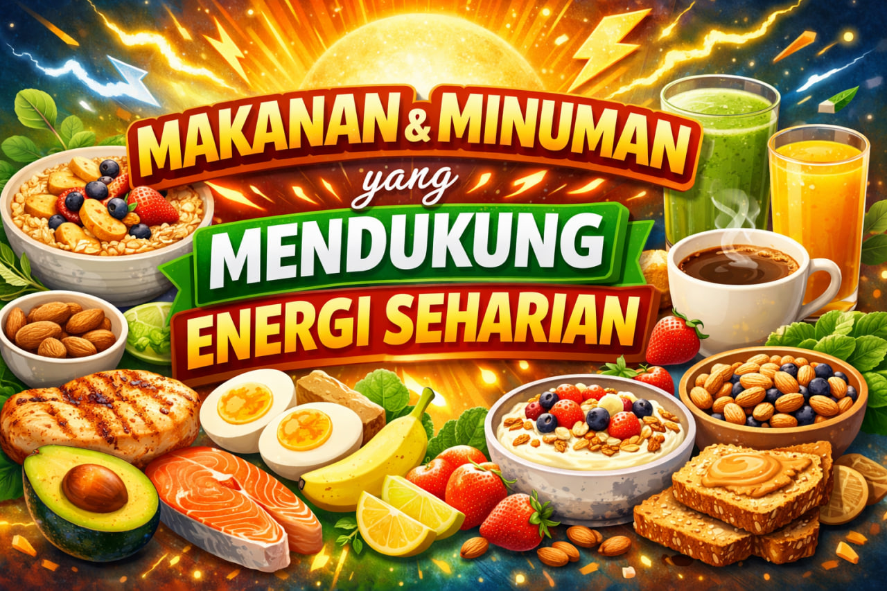 Makanan dan Minuman yang Mendukung Energi Seharian