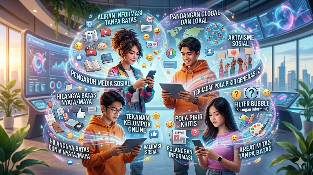 Pengaruh Media Sosial terhadap Pola Pikir Generasi Z