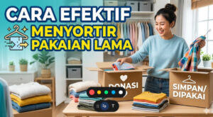 Cara Efektif Menyortir Pakaian Lama: Tips Agar Lemari Tetap Rapi dan Berguna